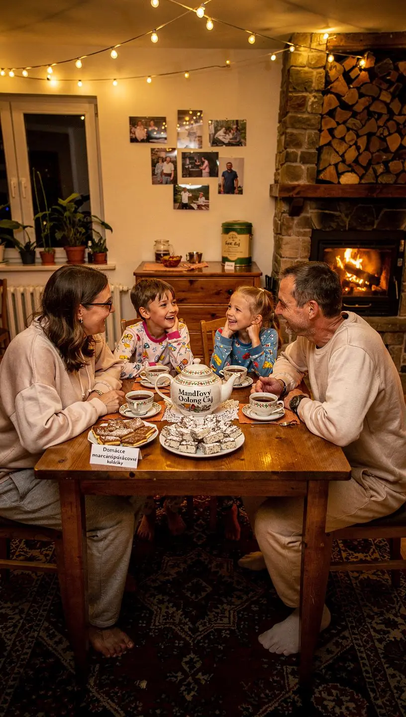 Kvetinové okvetné lístky obklopujúci šálku čaju