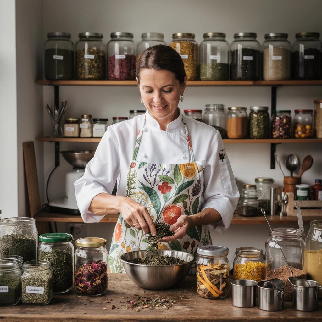 Zloženie mandľového Oolong čaju s prírodnými ingredienciami